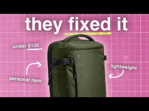 they nailed it... a lightweight travel backpack under $100 (Tomtoc 28L Navigator)