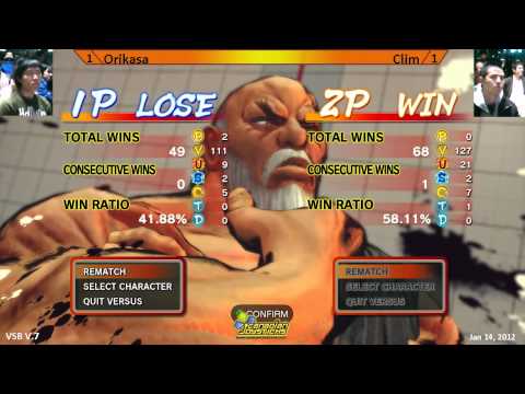 Orikasa vs Clim - SSF4AE Singles - Vancouver Street Battle Vol.7
