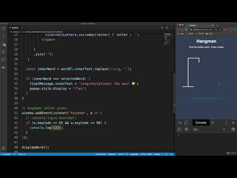Hangman Game Using Java Script Part 6