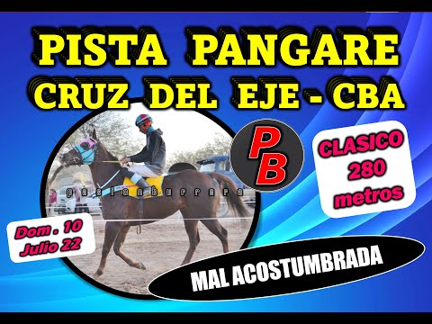MAL ACOSTUMBRADA: PISTA PANGARE - CRUZ DEL EJE (10-07-2022)