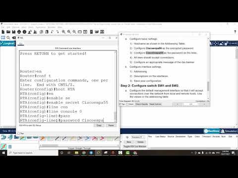 1.6.1 Packet Tracer -  Implement a Small Network