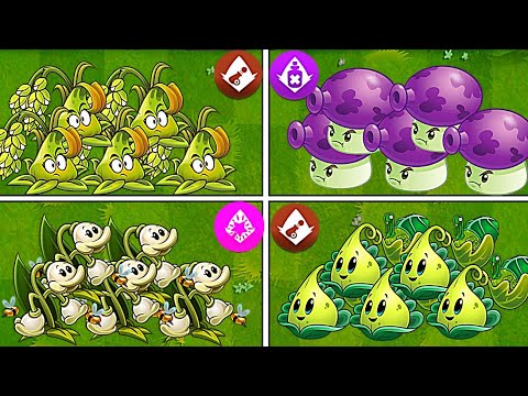 Random 4 Plants Pult_Mushroom_Magic - Who Will Win? - PvZ2 Plants vs Plants Battles