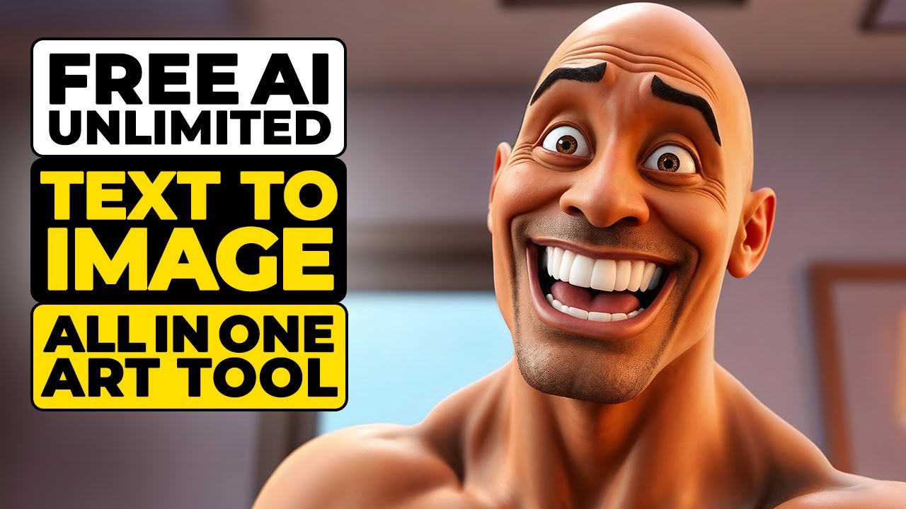 Free & Unlimited AI Art Generator | Text to Image AI Tutorial - Real to 3D Pixar Animation Style