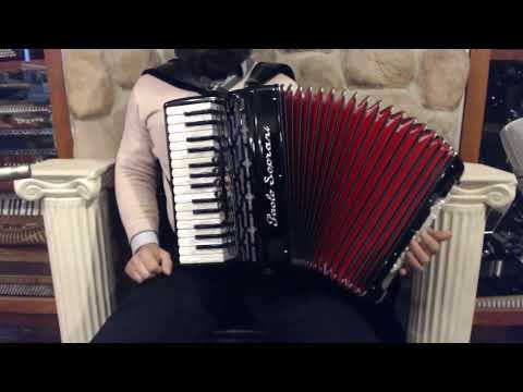 PSPR3072BK15 - Black Paolo Soprani Professionale Piano Accordion LMM 30 72 $3499