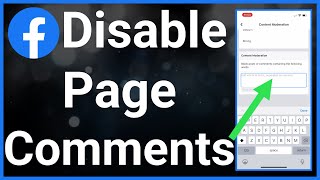 How To Disable Comments On Facebook Page