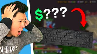 DESTROYING Kids in Minecraft PE with the CHEAPEST Keyboard!