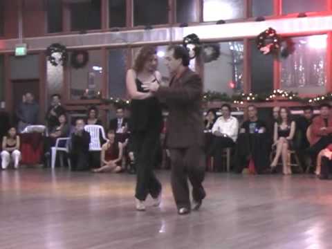  Giselle Anne  and  Gustavo Naveira  are  dancing  to  the  tango  "  El Acomodo  "