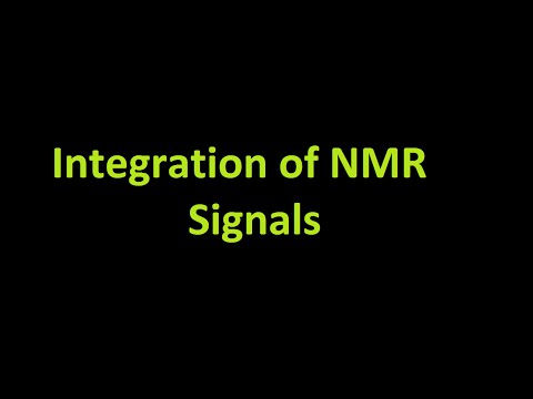NMR - Integration of peaks and signals
