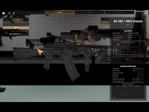 AK 105 + MK3 classic low recoil build (no ads)