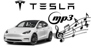 This is how you can play MP3's and other digital media in a Tesla | Instructional video #Tesla