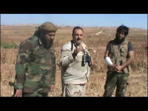 العميد أحمد بري يقوم بجولة تفقدية على نقاط رباط جيش الاسلام في جبهة ريف حلب الجنوبي