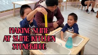 Calvin Spent His Birthday - Making Slime at Slime Kitchen Stoneridge! So Much Fun