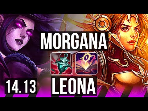 MORGANA & Draven vs LEONA & Veigar (SUP) | 1/0/21 | NA Master | 14.13