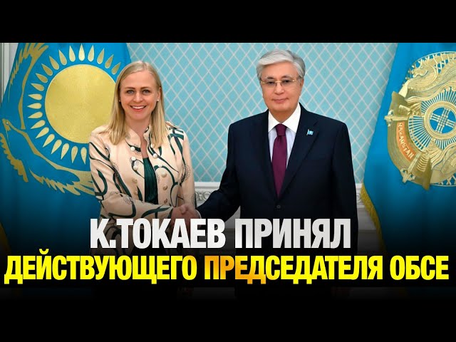 Глава государства принял действующего председателя ОБСЕ Элину Валтонен