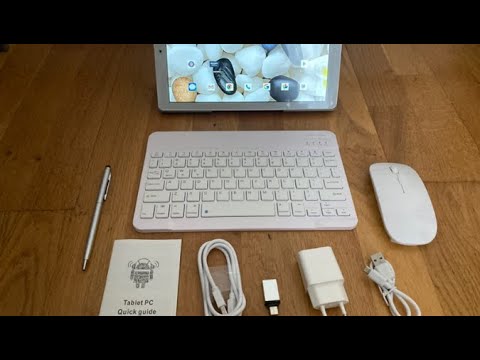 4G LTE Tablette Tactile 10 Pouces, Android 10 Tablette avec Clavier Pas Cher, Tablette jolie fonctio