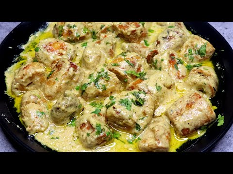 Delhi Ki Mashoor Malai Soya Chaap Recipe | Soya Malai Chaap Gravy Recipe | Soya Chaap Recipe