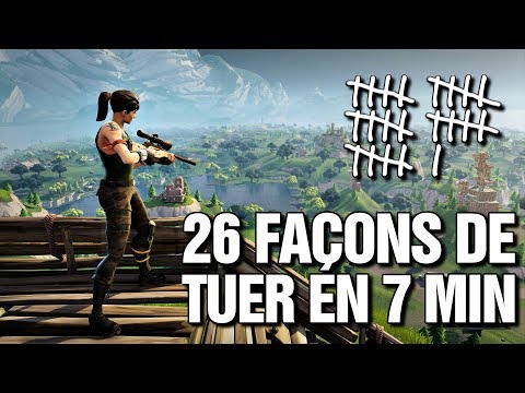 26 façons de tuer sur Fortnite Battle Royale