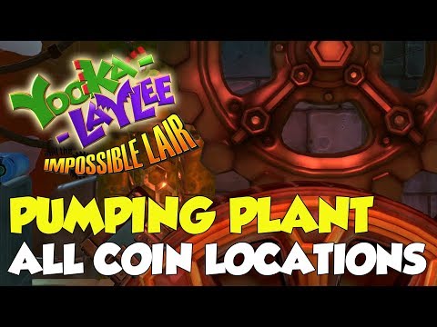 Yooka-Laylee And The Impossible Lair Pumping Plant All Coin Locations