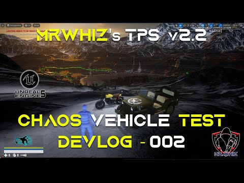 UE5 - ALSv4 Bike Test - Chaos Vehicle - Jeep Test - DevLog - 002