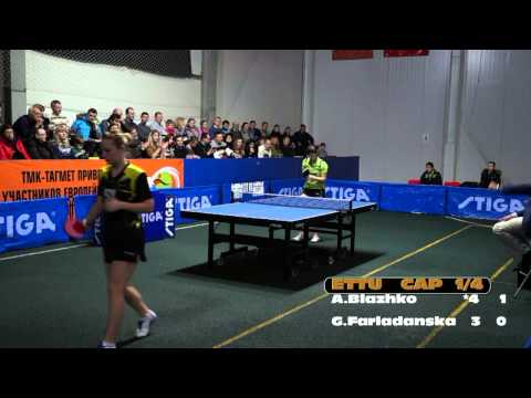 Anna Blazhko - Gana Farladanska ETTU CUP 2014/2015 (WOMEN)