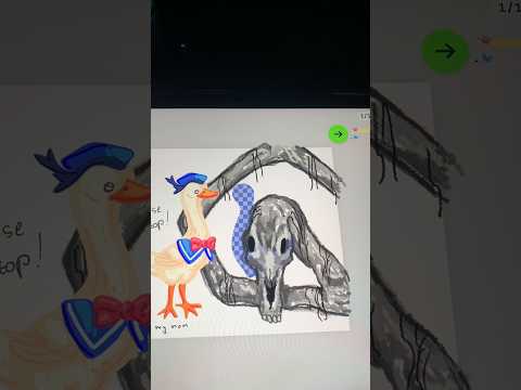 Trying to scare kid day 50😈 #Horror #digitalart #creepy #art #horrortube