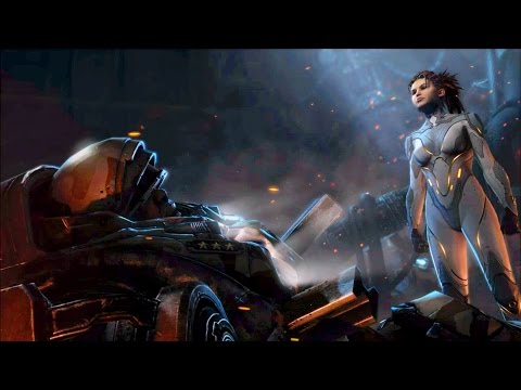 Kerrigan Destroys Dominion Fortress, Kills Warfield and Takes Back Char Planet (Starcraft 2)