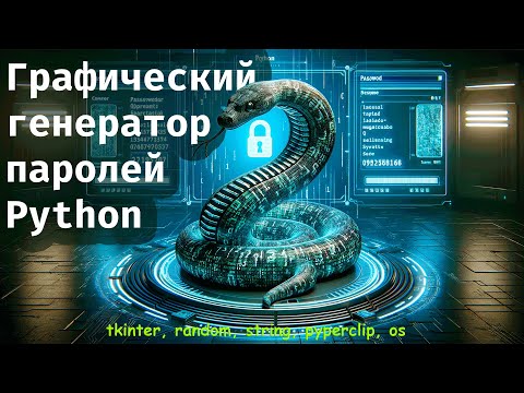 Password generate на Python с помощью библиотеки Tkinter | Уроки Python