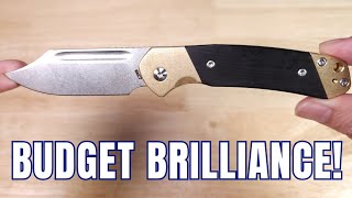 CJRB BOWIE PYRITE REVIEW – BEST OLD SCHOOL BUDGET EDC KNIFE UNDER $50?! 🔥