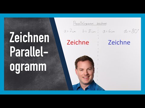 Parallelogramm zeichnen bzw. konstruieren (Beispiele)