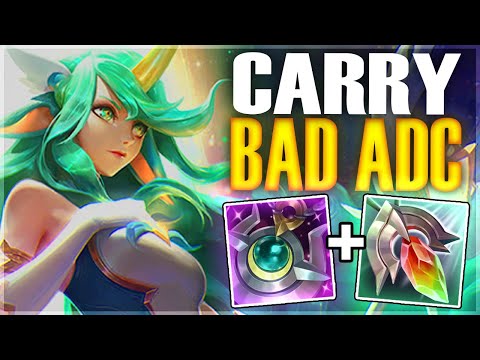 CHALLENGER SUPPORT SHOWS YOU HOW TO CARRY BAD ADC! - League of Legends