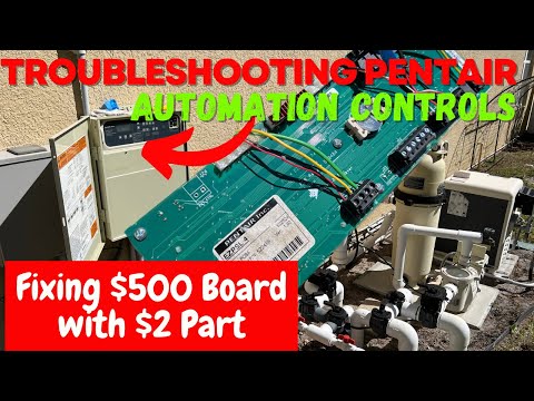 How to Fix Pentair Pool Easytouch Control Board | Dead RS485 Chip | ScreenLogic