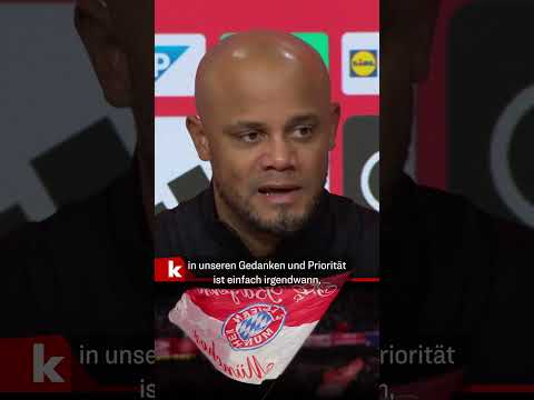 Kompany plädiert für Frieden: "Fast unmöglich, über Fußball zu reden" #shorts
