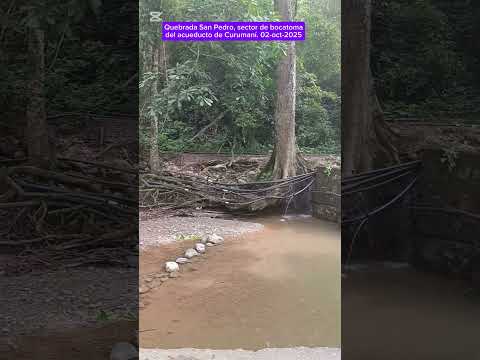 Bocatoma del acueducto de Curumaní. 2 de octubre de 2025