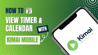 How to View the Timer and Calendar – Kimai Mobile Tutorial