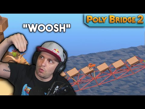They named an entire level after me! | Poly Bridge 2 - YouTube