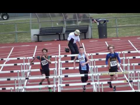 2017 Middx County Champs - U13 Boy's 75m Hurdles