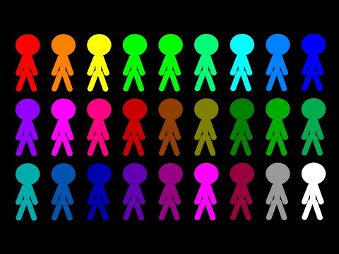 Shutter Crush Stickman Survival Race in Algodoo