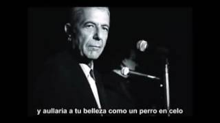 Leonard Cohen I&#39;m your man subtitulado