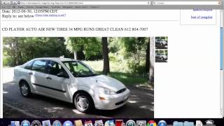 Craigslist St Paul MN - Used Cars for Sale by Owner Under $5000 in 2012