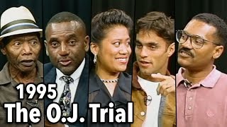 O.J.&#39;s &quot;Not Guilty&quot; Verdict: Whites and Blacks Debate (1995)