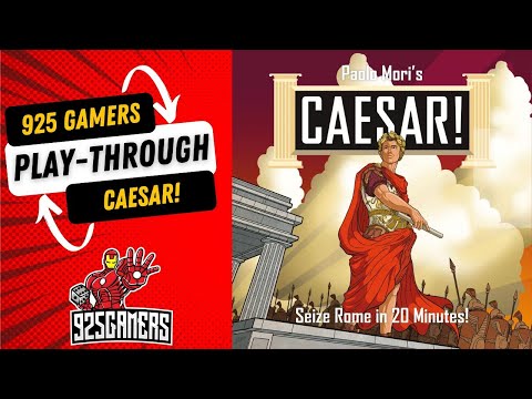 Caesar: Seize Rome in 20 Minutes | Play Through | Two Players