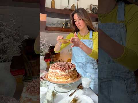 Come Host a Scrap and Yap Night with Me !! Featuring a Tiramisu Crepe Cake #crepecake