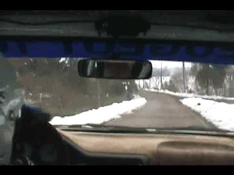 Maci - Fortunato: cameracar incidente rally sprint inverno 2008