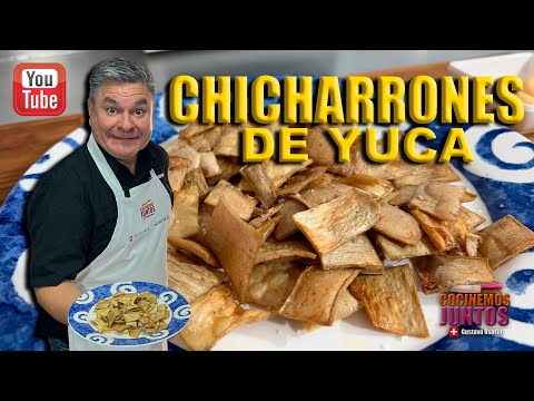 Como hacer CHICHARRONES DE YUCA ✅💯