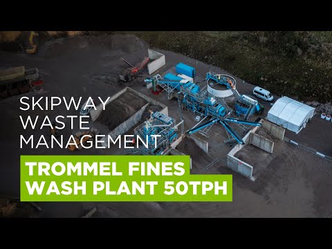 Skipway Waste Management 50tph Trommel Fines Wash Plant - CDE Projects