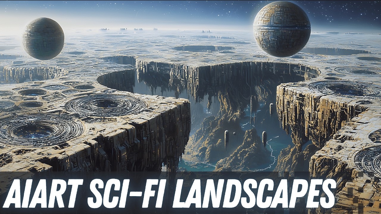 Epic AI-Generated Sci-Fi Landscapes | Stunning Alien Worlds in 4K | Midjourney & Hailuo AI