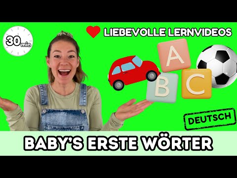 Lernvideos | Liebevoll Lernen | Lernvideos Deutsch | Baby‘s erste Wörter | Sprechen lernen