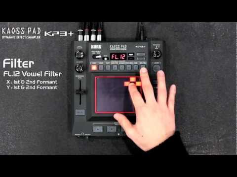 KORG KAOSS PAD KP3+ (1/3) New Effects : Filter / Modulation / LFO