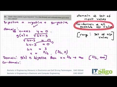 Functions 2015 Mock Paper 1 Q4 Leaving Cert Higher Level Maths