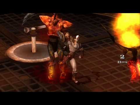 God of War 2 Titan Mode PAIN+ Atlas Lift No Damage